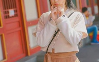 针织背心汉服穿搭图片，针织背心女款图片最新